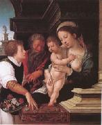 Barend van Orley The Holy Family (mk05) oil painting artist